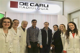 Módulo teórico-prático no De Carli Radiologia